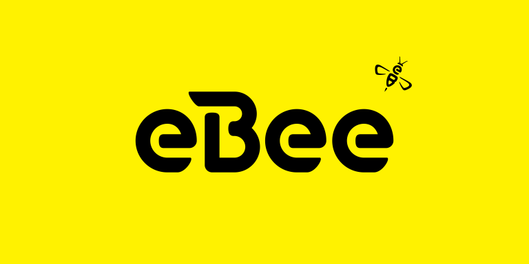 ebee-wordmark-little-bee-black-on-yellow